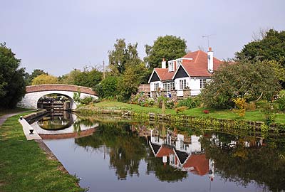 Lock and Bridge on the Grand Union Canal