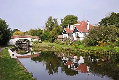 Lock and Bridge on the Grand Union Canal