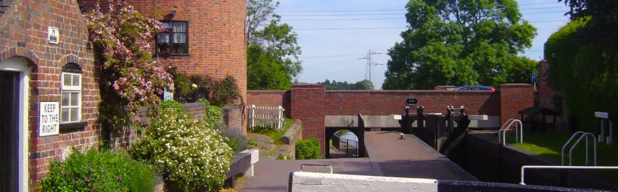 Canal Lock on the Shropshire Union Canal