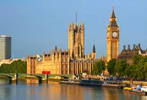 View of the Thames and Big Ben