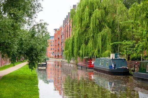 Narrowboats on the Oxford Canal